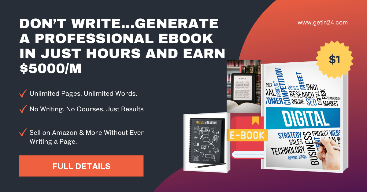 eBook Maker AI: The Best AI eBook Creator to Write & Sell eBooks Without Writing2